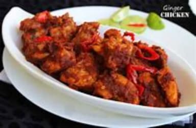 Best Ginger Chicken Dry With Bone in Ernakulam